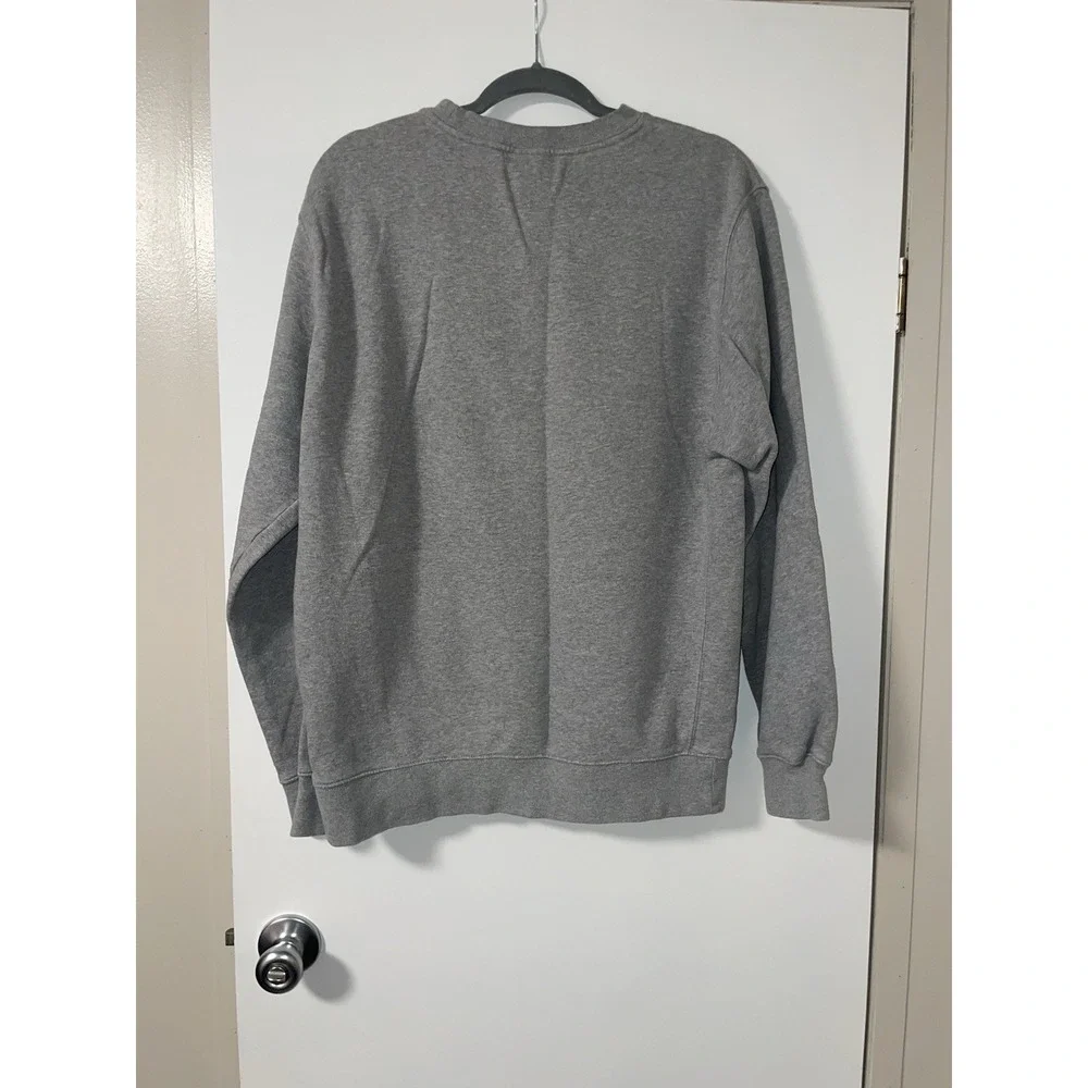 Nike Men's Club Fleece Crew Neck Size Large Tall Heather Grey - Picture 2 of 6